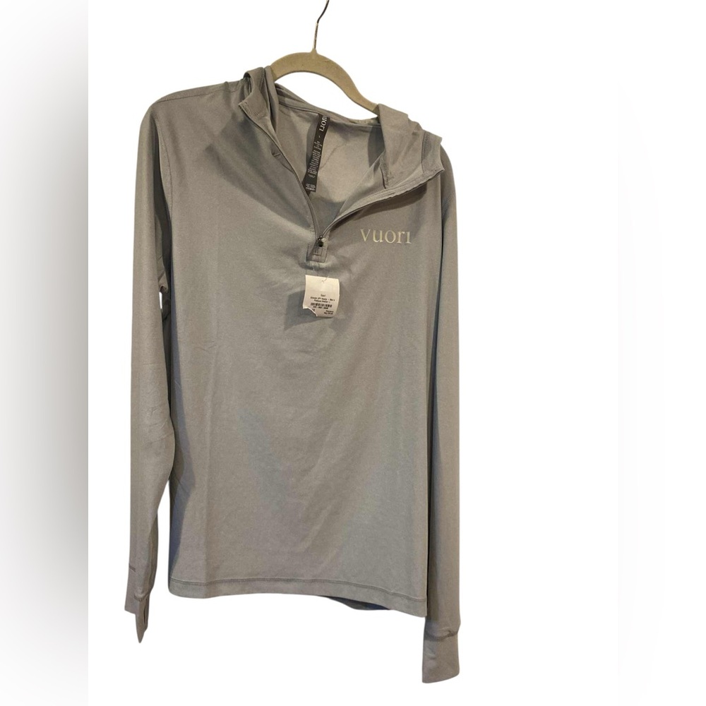 NWT Vuori men’s pullover PLATINUM HEATHER Size L - Picture 1 of 5